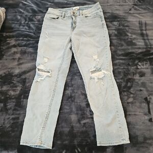 Studio Blue Distressed Light Blue Women's Jeans